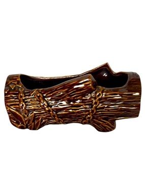 Vintage McCoy Log Planter. Pre Owned